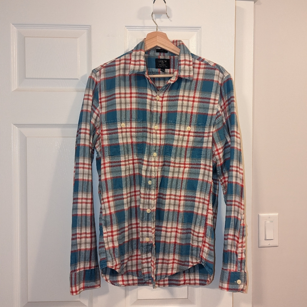 J.Crew Flannel Plaid shirt